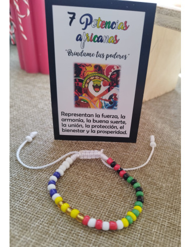 PULSERA 7 POTENCIAS AFRICANAS