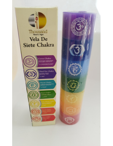 VELÓN  SIETE CHAKRAS