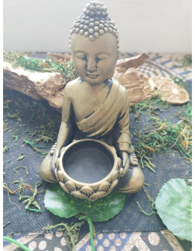 PORTA VELA BUDA DORADO