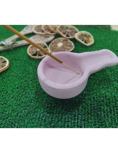 INCENSARIO  CERAMICA COLOR