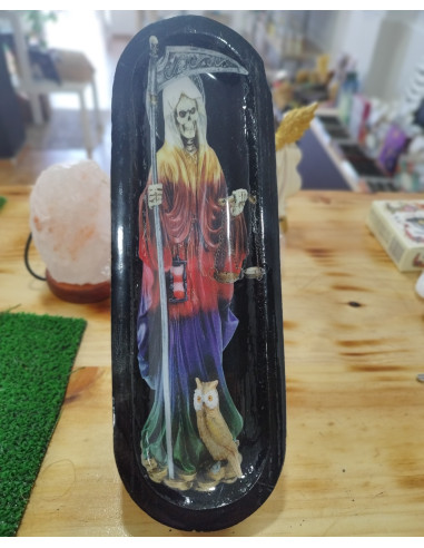 INCENSARIO  MADERA SANTA MUERTE