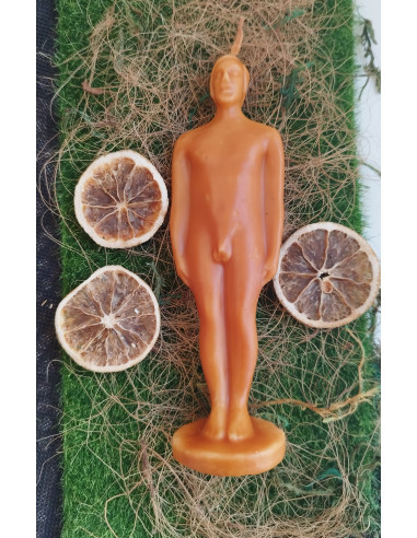 FIGURA CERA MIEL  HOMBRE