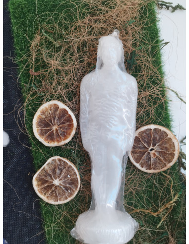 FIGURA CERA   HOMBRE EN BLANCO