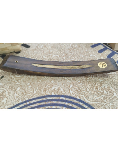 INCENSARIO  MADERA CURVO