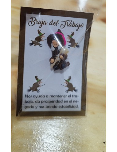 AMULETO BRUJITA TRABAJO