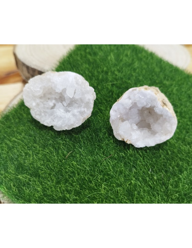 GEODA CUARZO CRISTAL BLANCO