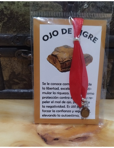 PULSERA LAZO  OJO DE TIGRE