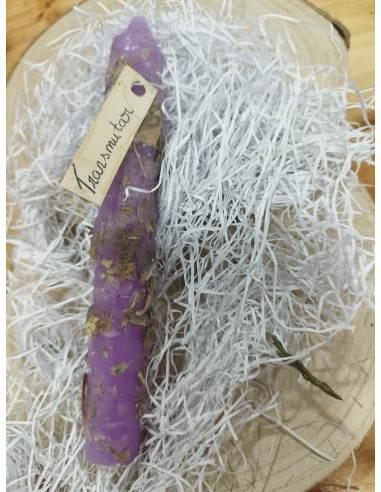 VELA ARTESANAL HECHA A MANO   TRANSMUTAR