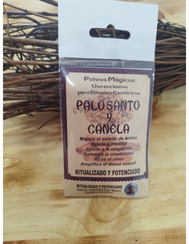 INCIENSO EN POLVO  CANELA-PALO SANTO