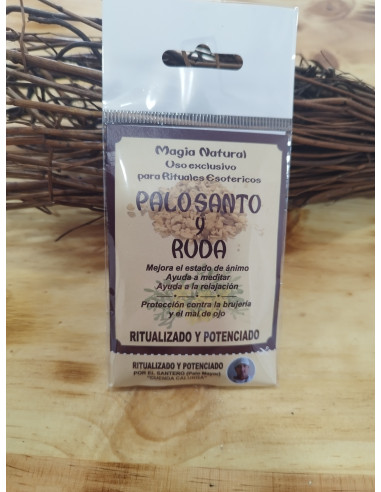 INCIENSO EN POLVO  RUDA-PALO SANTO