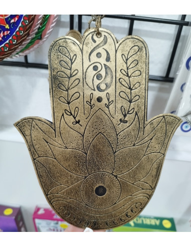 COLGADOR METAL MANO DE FATIMA