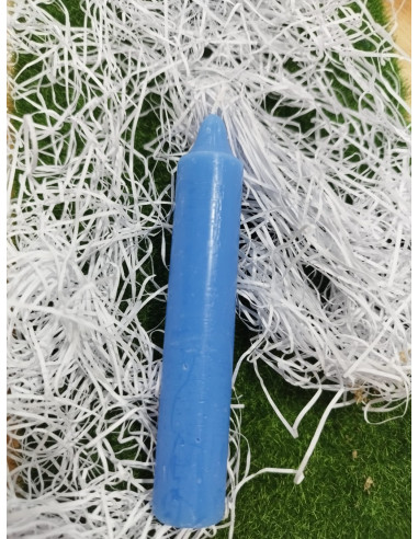 VELA AZUL 12 CM