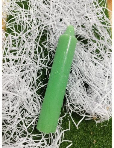 VELA VERDE 12 CM