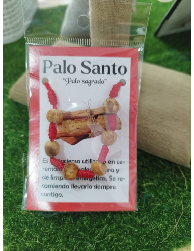 PULSERA 7 NUDOS CON PALO SANTO