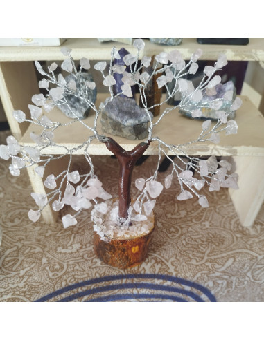 ARBOL CHIP CUARZO ROSA