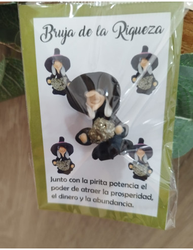 AMULETO BRUJITA DE LA RIQUEZA