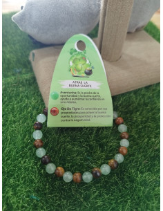 PULSERA MINERAL BUENA SUERTE 6mm