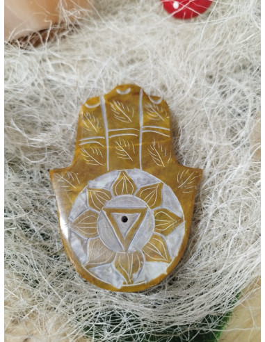 QUEMADOR MARMOL CHAKRA PLEXO SOLAR