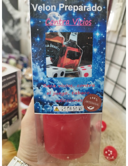 VELÓN PREPARADO CONTRA VICIOS