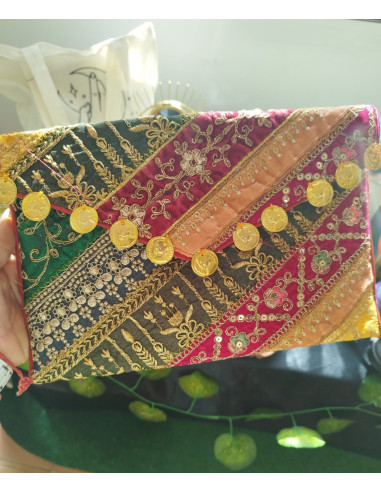 BOLSO HINDU PARA FIESTAS 30X20