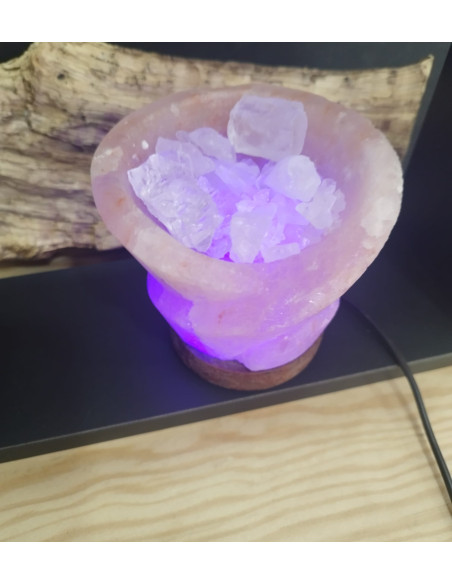 LAMPARA DE SAL HIMALAYA EN FORMA DE CUENCO